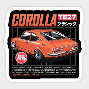 Corolla Classic TE27 Sticker